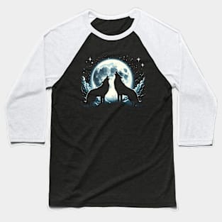 Moonlit Harmony Baseball T-Shirt